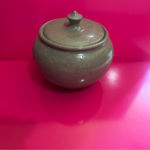 Vintage Jugtown Ware Pottery Small Bowl With Lid 1991 - Picture 2 of 7